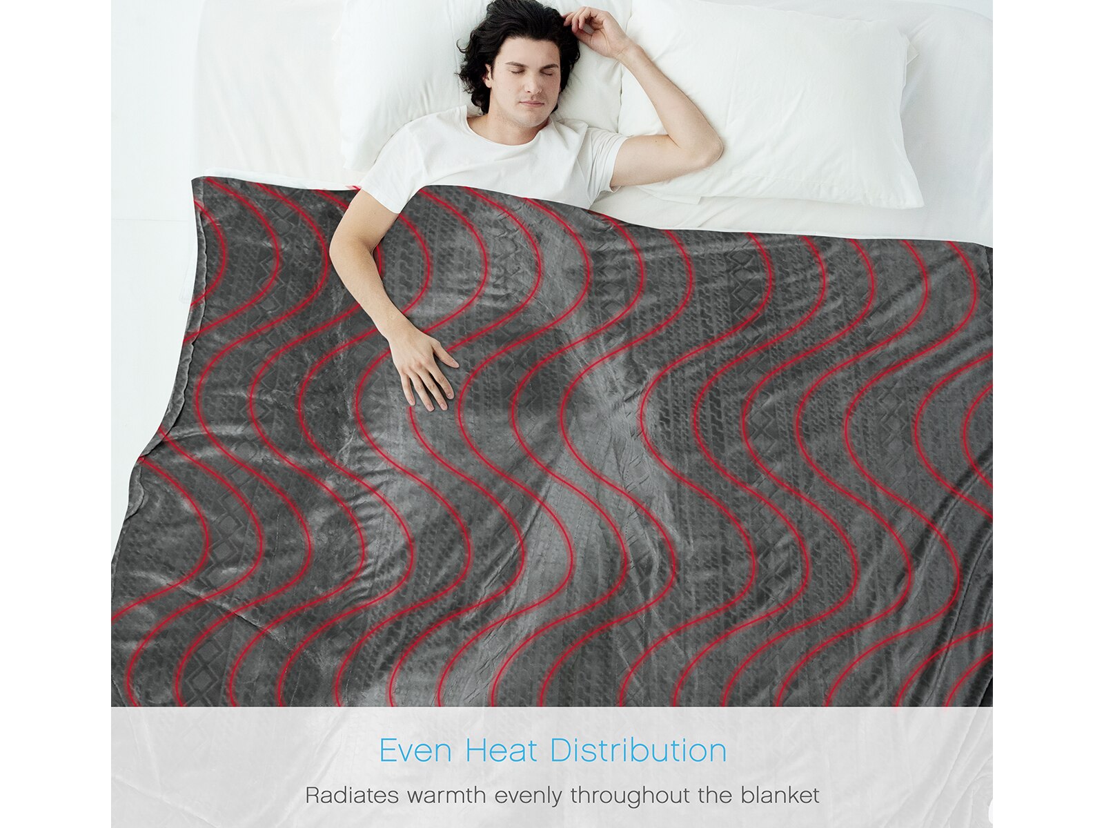 PureRelief Deluxe Heated Blanket